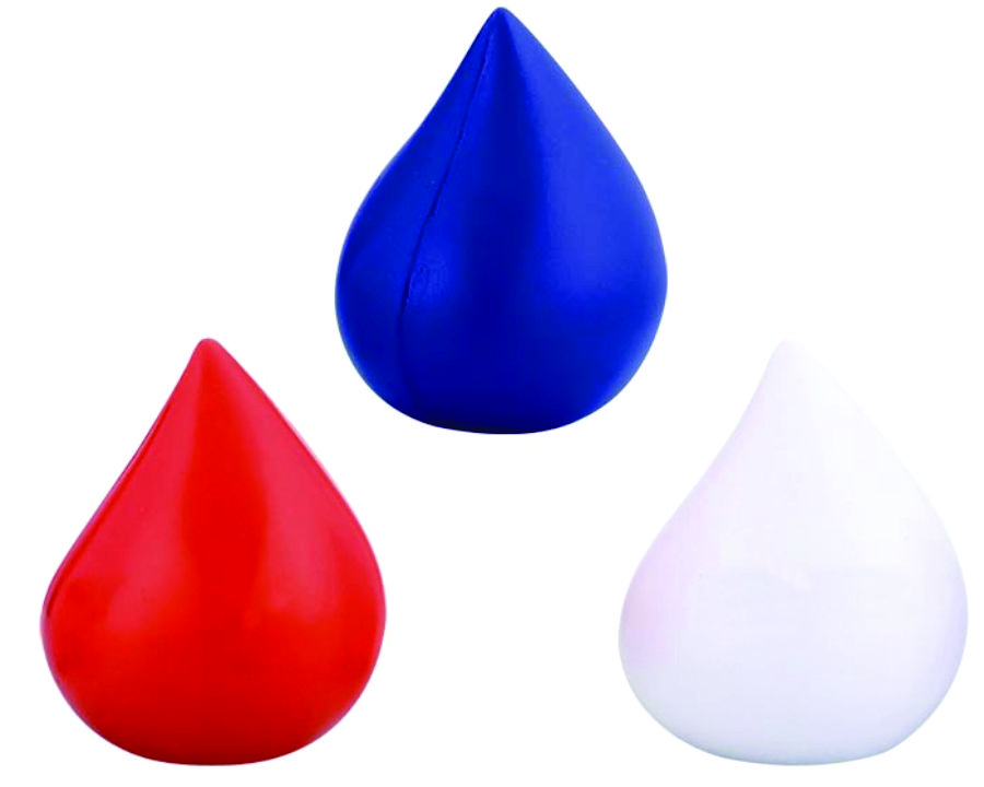 FIGURA DE POLIURETANO EN FORMA DE GOTA. C503